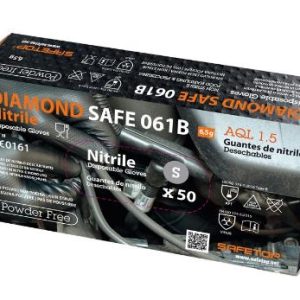 SAFETOP LUVAS NITRILO DIAMOND 061  L (CAIXA 50)