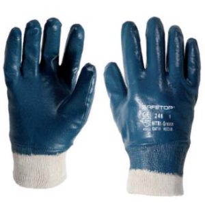 SAFETOP LUVAS NITRILO AZUL G248 Nº 9